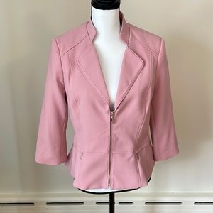White House Black Market light pink suit jacket